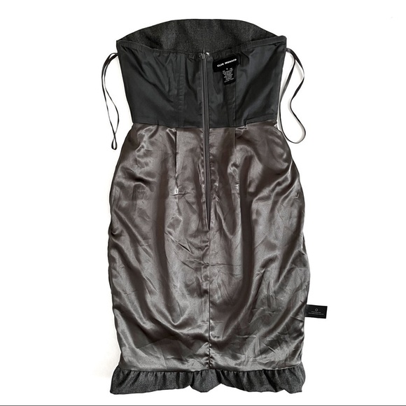 CLUB Monaco Wool Strapless Dress - Picture 14 of 15